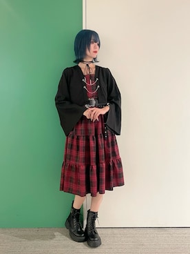 「アイテム（ワンピース）」を使った、sach1さん（レディース・166cm）の秋コーディネート