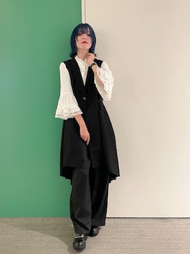 「アイテム（ベスト）」を使った、sach1さん（レディース・166cm）の秋コーディネート