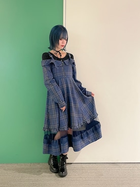 「タータンチェック」｜sach1さん（レディース・166cm）の秋コーディネート