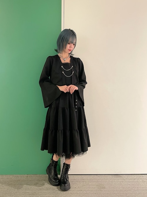セール】レイヤード風ティアードワンピース（ワンピース）｜axes femme