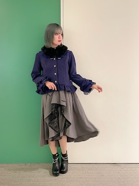 「アイテム（ピーコート）」を使った、sach1さん（レディース・166cm）の秋コーディネート