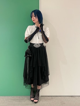 「アイテム（手袋）」を使った、sach1さん（レディース・166cm）の春コーディネート