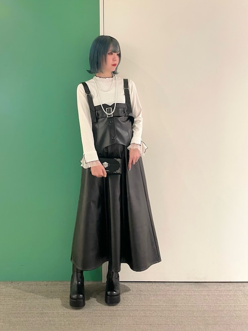 セール】合皮素材ビスチェ（ベスト）｜axes femme（アクシーズファム