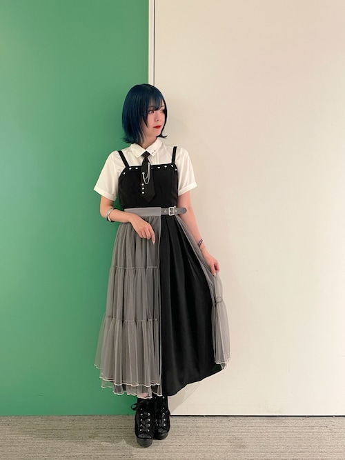 スタッズネクタイ付ブラウス（シャツ/ブラウス）｜axes femme
