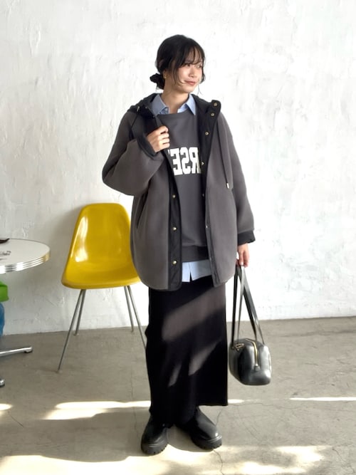 月末限定セール【新品未開封】RIVE DROITE ロングスカートLサイズカーキ ニッセン ロングスカート 大きいサイズ レディース 美ラクRU