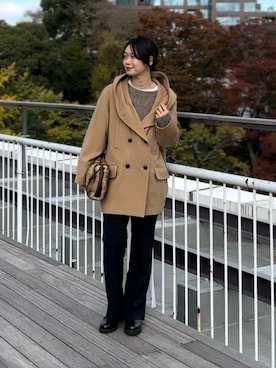「アイテム（その他アウター）」を使った、rd_usui558さん（レディース・163cm）の冬コーディネート