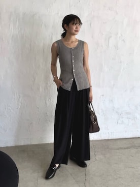 「オンオフ兼用」｜「アイテム（バッグ）」を使った、rd_usui558さん（レディース・163cm）の夏コーディネート