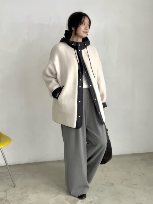 感動の軽さ/リバイバル】フードボアコート（その他アウター