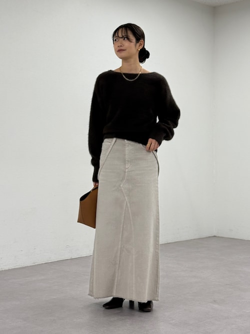 MONN.:.(モン)】LOOSE DENIM SKIRT（デニムスカート）｜RIVE DROITE