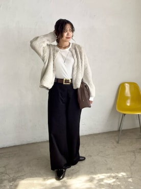 「アイテム（チノパンツ）」を使った、rd_usui558さん（レディース・163cm）の秋コーディネート