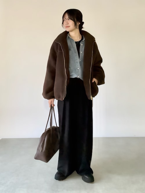 リヴドロワ　MONN.:.　ビッグデニムシャツ 名品/リバイバル】【MONN.:.(モン)】Lightビッグデニムシャツ