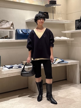 「2.718（ニーテンナナイチハチ）のアイテム」を使った、ggnogurinさん（レディース・157cm）の秋コーディネート