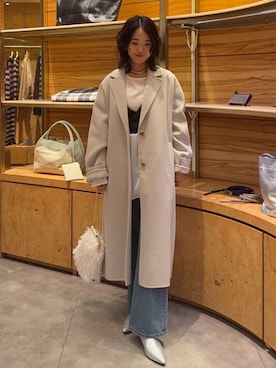 「アイテム（チョーカー）」を使った、ggnogurinさん（レディース・157cm・20代）の冬コーディネート