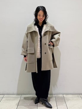 「アイテム（チョーカー）」を使った、ggnogurinさん（レディース・157cm・20代）の冬コーディネート