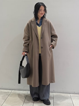 「アイテム（ボディバッグ/ウエストポーチ）」を使った、ggnogurinさん（レディース・157cm）の秋コーディネート