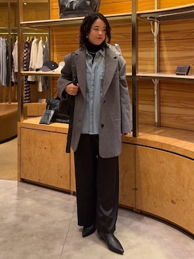 「アイテム（ピアス（両耳用））」を使った、ggnogurinさん（レディース・157cm・20代）の秋コーディネート