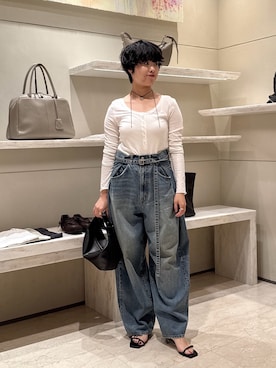 「2.718（ニーテンナナイチハチ）のアイテム」を使った、ggnogurinさん（レディース・157cm）の秋コーディネート