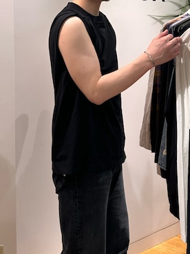 「ANDRAP（アンドラップ）のアイテム」を使った、Jinさん（メンズ・177cm）の夏コーディネート