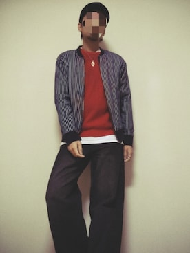 「メンズファッション」｜ひげ もぐら。さん（メンズ・172cm）の冬コーディネート