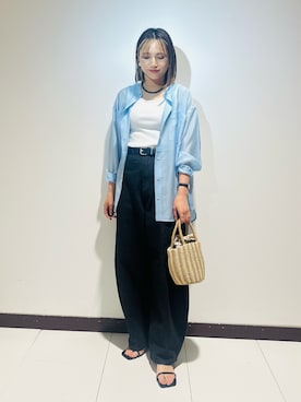 「ITEMS URBANRESEARCH（アイテムズ アーバンリサーチ）のアイテム」を使った、KAMEさん（レディース・160cm）の春コーディネート