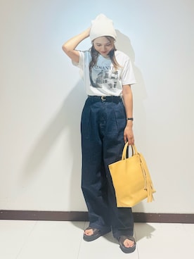 「RODE SKO（ロデスコ）のアイテム」を使った、KAMEさん（レディース・160cm）の秋コーディネート