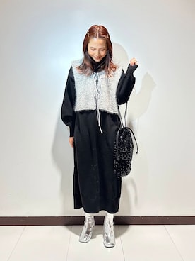 KAMEさん（レディース・160cm）の冬コーディネート