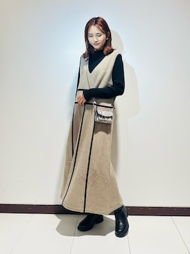 「アイテム（その他シューズ）」を使った、KAMEさん（レディース・160cm）の秋コーディネート