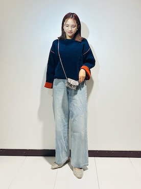 「アイテム（その他シューズ）」を使った、KAMEさん（レディース・160cm）の秋コーディネート