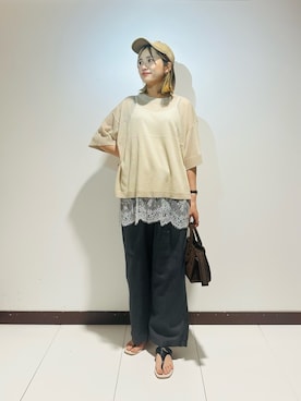 KAMEさん(レディース・160cm)の夏コーディネート