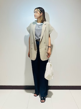 KAMEさん（レディース・160cm）の夏コーディネート