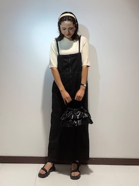 「ITEMS URBANRESEARCH（アイテムズ アーバンリサーチ）のアイテム」を使った、KAMEさん（レディース・160cm）の夏コーディネート