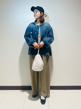 「かぐれ（カグレ）のアイテム」を使った、KAMEさん（レディース・160cm）の春コーディネート