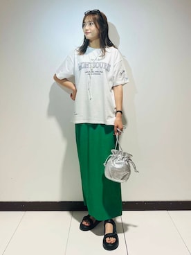 「夏アイテム」｜ameさん（レディース・160cm）の夏コーディネート