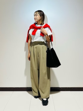 「URBAN RESEARCH（アーバンリサーチ）のNIKE　エアリフト（スニーカー、ブラック系）」を使った、KAMEさん（レディース・160cm）の春コーディネート