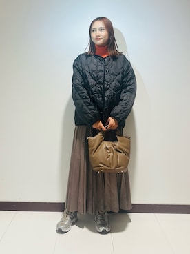 「URBAN RESEARCH DOORS（アーバンリサーチドアーズ）のアイテム（ハンドバッグ）」を使った、KAMEさん（レディース・160cm）の秋コーディネート