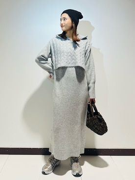 KAMEさん（レディース・160cm）の冬コーディネート