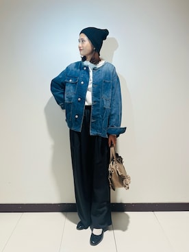 KAMEさん（レディース・160cm）の冬コーディネート