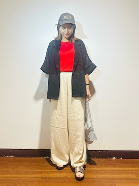 KAMEさん(レディース・160cm)の夏コーディネート