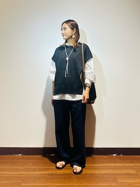 「私が選ぶセールアイテム26SS」｜KAMEさん（レディース・160cm）の秋コーディネート