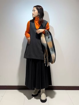 KAMEさん(レディース・160cm)の秋コーディネート