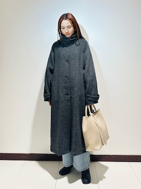 「アイテム（その他アウター、その他）」を使った、KAMEさん（レディース・160cm）の秋コーディネート