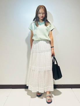 「RODE SKO（ロデスコ）のアイテム（サンダル）」を使った、KAMEさん（レディース・160cm）の秋コーディネート