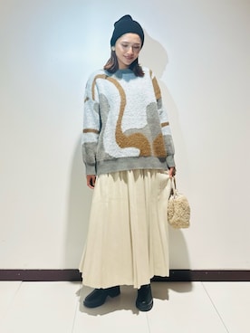 「ITEMS URBANRESEARCH（アイテムズ アーバンリサーチ）のアイテム」を使った、KAMEさん（レディース・160cm）の秋コーディネート