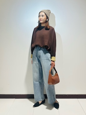 「ITEMS URBANRESEARCH（アイテムズ アーバンリサーチ）のアイテム」を使った、KAMEさん（レディース・160cm）の秋コーディネート