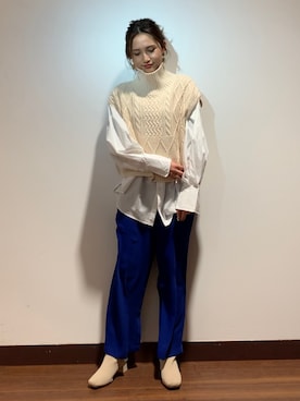 KAMEさん（レディース・160cm）の春コーディネート