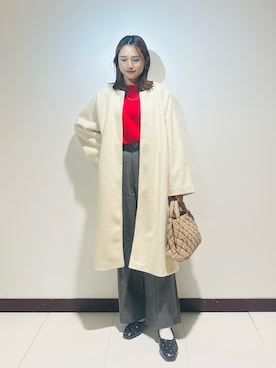 「ITEMS URBANRESEARCH（アイテムズ アーバンリサーチ）のアイテム」を使った、KAMEさん（レディース・160cm）の冬コーディネート