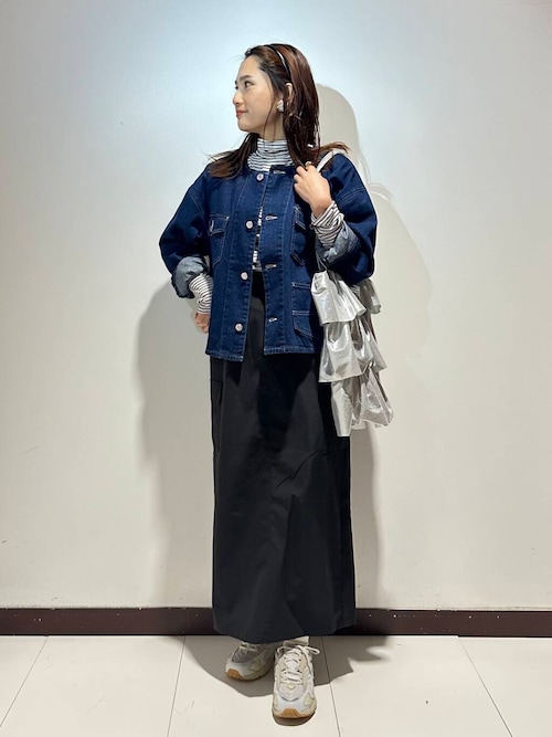 デニムノーカラージャケット（デニムジャケット）｜ITEMS