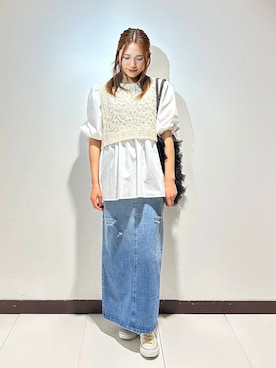 「オシャレ」｜ameさん（レディース・160cm）の春コーディネート