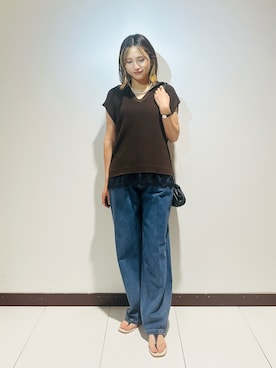 KAMEさん（レディース・160cm）の春コーディネート
