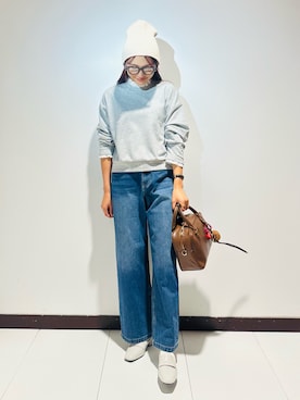 「RODE SKO（ロデスコ）のアイテム」を使った、KAMEさん（レディース・160cm）の秋コーディネート